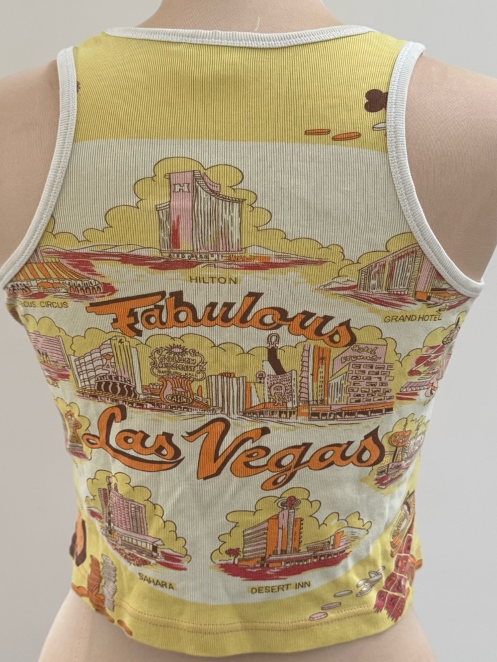 Vintage Custo Barcelona Fabulous Las Vegas 90s Y2K Tank Top
